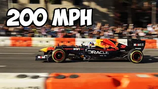 Formula 1 Car Driving on Public Road! *200 MPH*