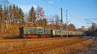 Sonderzüge mit E 77 10 im Dezember 2016 nach Chemnitz