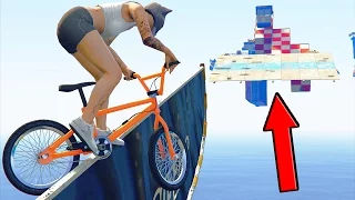 GTA 5 EPiC BMX STUNTS Race #9 (GTA 5 PC Stunts)