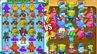 The Fish vs Grimaze Merge War Vs Merge Master Monster Battle, Merge Battel Gameplay