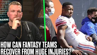 Pat McAfee Learns How Fantasy Teams Can Recover After Monster Injuries From Matthew Barry