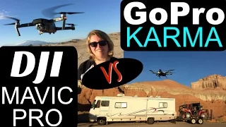 GoPro Karma vs DJI Mavic Pro ~ FOOTAGE + Pros & Cons