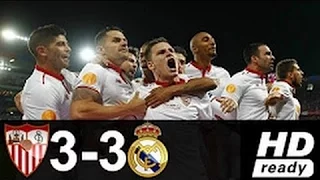 Real Madrid vs Sevilla 3-3 - All Goals & Highlights - Copa del Rey 12/01/2017