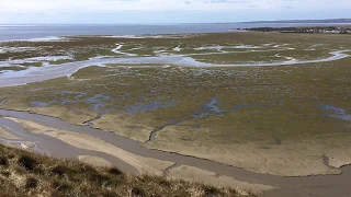 Very Dangerous Morecambe Bay tide , time lapse , Apr 16. Super high tide in 48 seconds!