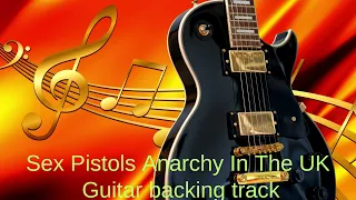 Sex Pistols Anarchy In The UK ( C )Guitar Backing Track With Vocals