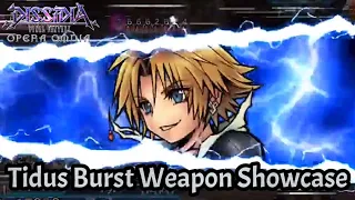 【DFFOO】Tidus Burst Weapon Showcase