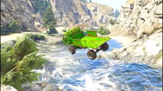 GTA 5 Off Road Transform Race with the Wastelander and Big Boy Toys