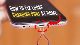 HOW TO FIX ANDROID PHONE Loose CHARGING PORT At HOME 2021