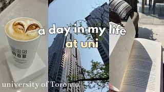 uni vlogs: a productive and realistic day in my life at uni | University of Toronto
