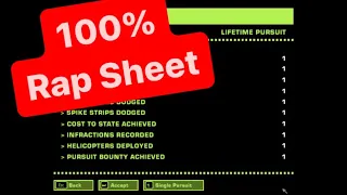 Completing the Rap Sheet - Need for Speed Mostwanted 2005