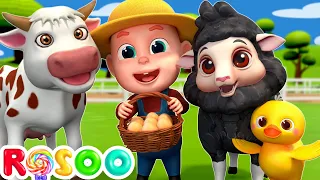 Old MacDonald Had a Farm + Wheels On The Bus and More Rosoo Nursery Rhymes & Kids Songs