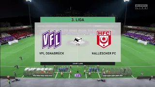 FIFA 23 | VFL Osnabrück vs Hallescher FC - 3. Liga | 31/10/22 | Gameplay