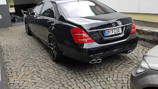 Mercedes S500 5.5L AMG Exhaust Cold Start