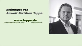 Beitragsbescheide der Pflegekammer  - Rechtstipps mit Anwalt Christian Teppe