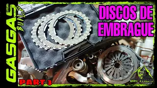 ✅ CAMBIAR DISCOS DE EMBRAGUE MOTO TRIAL Gas Gas TXT PRO 250. Restaurar moto barata