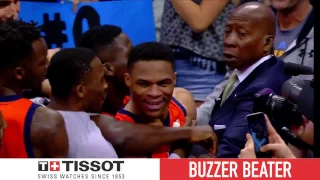 Tissot Buzzer Beater: Westbrook Historic End to Historic Night | April 9, 2017