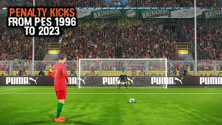 PENALTY KICKS FROM PES 1996 TO 2023