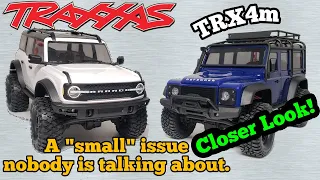 Traxxas TRX4m Bronco and Defender issue closer look.