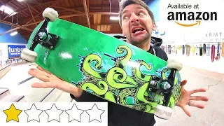 THE WORST REVIEWED AMAZON SKATEBOARD OF ALL TIME!