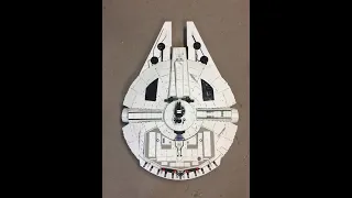 How to build a Millennium falcon from wood and cardboard part 1. ROB'S WORKSHOP