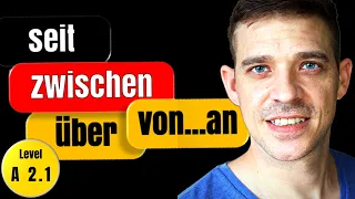 Time Prepositions German | seit, zwischen, über and von…an | A2 Level | YourGermanTeacher