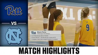 Pitt vs. North Carolina ACC Volleyball Highlights (2023)