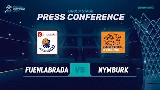 Montakit Fuenlabrada v CEZ Nymburk - Press Conference - Basketball Champions League 2018-19