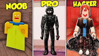 NOOB VS PRO VS HACKER NO DOORS !! -ROBLOX- (TENTE NÃO RIR KKKK)