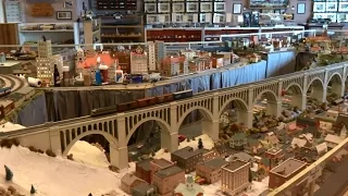 Miniature Memories Train Display at Steamtown mall Scranton, PA