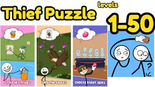 Thief Puzzle Levels 1 - 50 Gameplay Walkthrough | (IOS - Android)
