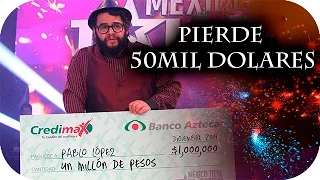 Pablo López Pierde 50mil Dolares