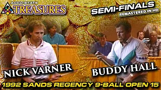 9-BALL: Nick VARNER vs Buddy HALL - 1992 SANDS REGENCY 9-BALL OPEN #15