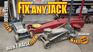 Hydraulic Floor Jack COMPLETE Rebuild & How they WORK