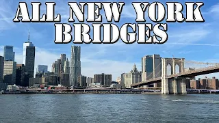 Driving ALL New York City Bridges and Tunnels - 4K Compilation Drive