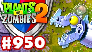 Arena with Zombot Dinotronic Mechasaur! - Plants vs. Zombies 2 - Gameplay Walkthrough Part 950