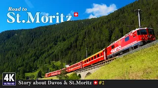 Davos & St.Moritz 🇨🇭 Ep#2 - Engadin Road Trip from Susch to St.Moritz Graubünden Grisons Switzerland