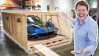 HYPERCAR CRATE UNBOXING! Pagani Zonda Revolucion Delivery Day