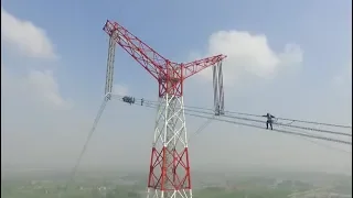 "Skywalking" On The ±1100KV Ultra-high Voltage Live-line in China