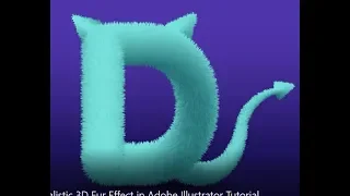 How to Create Realistic 3D Fur Effect in Adobe Illustrator Cs6 Tutorial