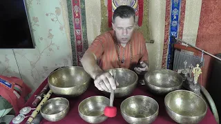 Звукотерапия и медитация с Валерием Лебедь.  Sound therapy with Valery Lebed.