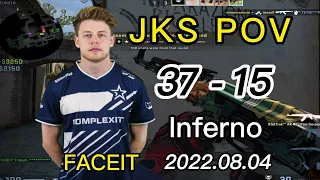 jks 37K POV (37-15) (Inferno) @ FACEIT 2022.08.04