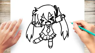 How to Draw Hatsune Miku Vocaloid Anime