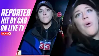 A Reporter Got Hit By A Car On Live TV & Finishes The Job