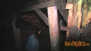 Screaming and Scared Funny Reactions from people inside haunted house