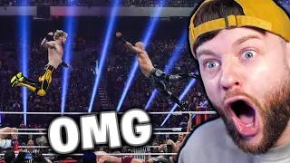 REACTING TO THE CRAZIEST WWE OMG MOMENTS FROM 2023/24