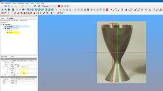 FreeCAD 0.2x -  Bild Bitmap Vorlage nachzeichnen mit Part Design.