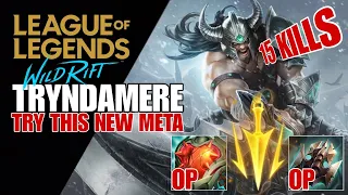 WILD RIFT: ( SEASON 12 ) TRYNDAMERE TANK BUILD STRONGER THAN EVER