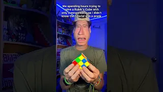 When You Fall For The 2-Move Rubik’s Cube Prank 💀