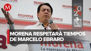 Queremos que Ebrard se quede en Morena: Mario Delgado