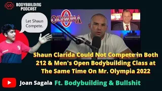 Shaun Clarida Could not Compete in 212 & Men's Open Class In Mr. Olympia 2022 | ft. Nick Trigilli